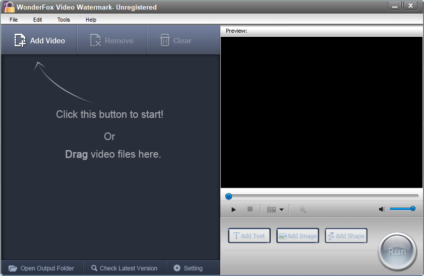 WonderFox Video Watermark Screenshot