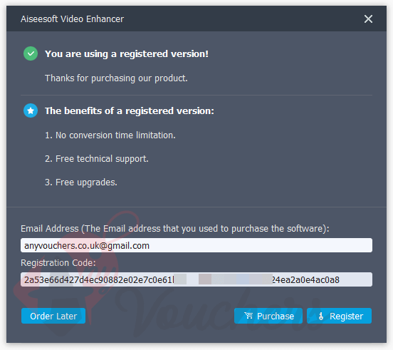 aiseesoft video enhancer giveaway code free