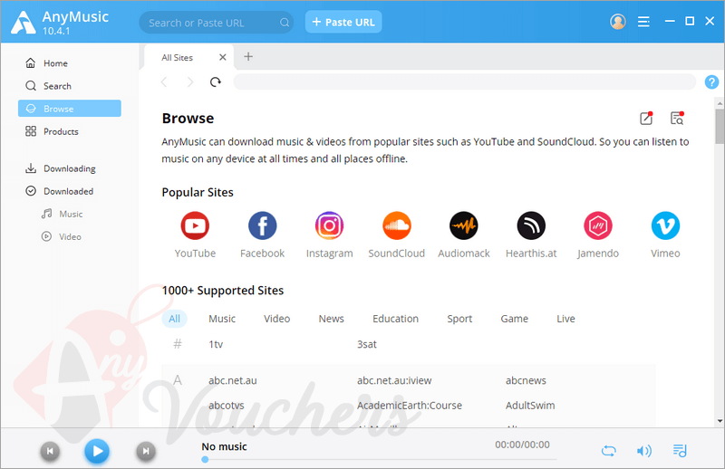 AmoyShare AnyMusic Giveaway License Key Free