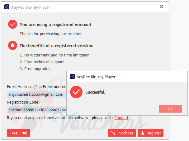 anyrec blu ray player giveaway key free