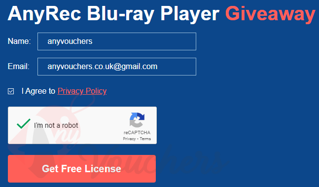 anyrec blu ray player giveaway page