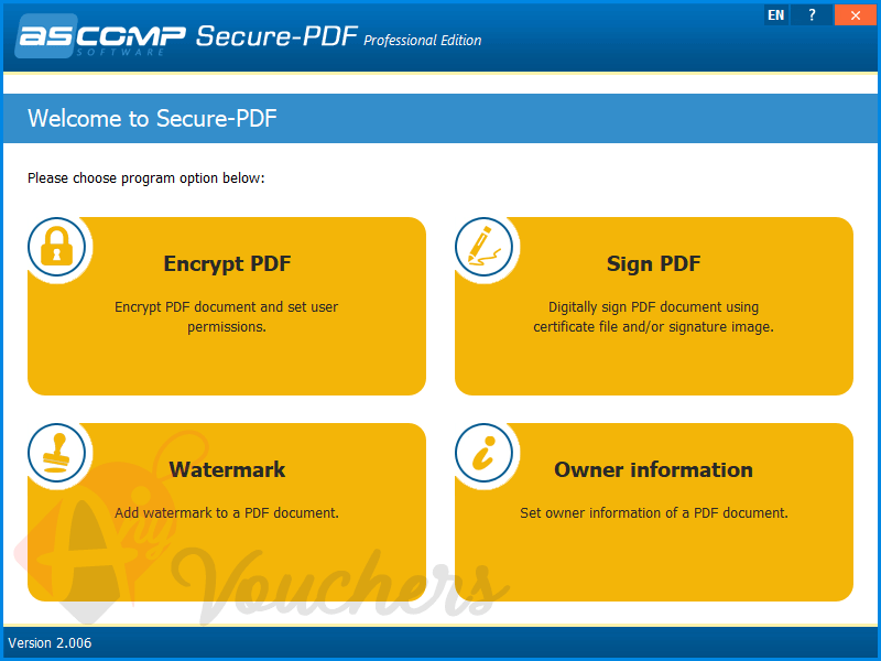 ASCOMP Secure-PDF Pro Giveaway Full Version Download