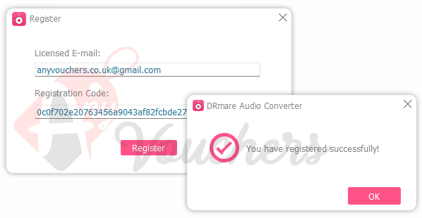 drmare audio converter giveaway license code