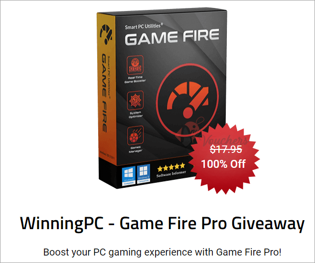 game fire pro giveaway page