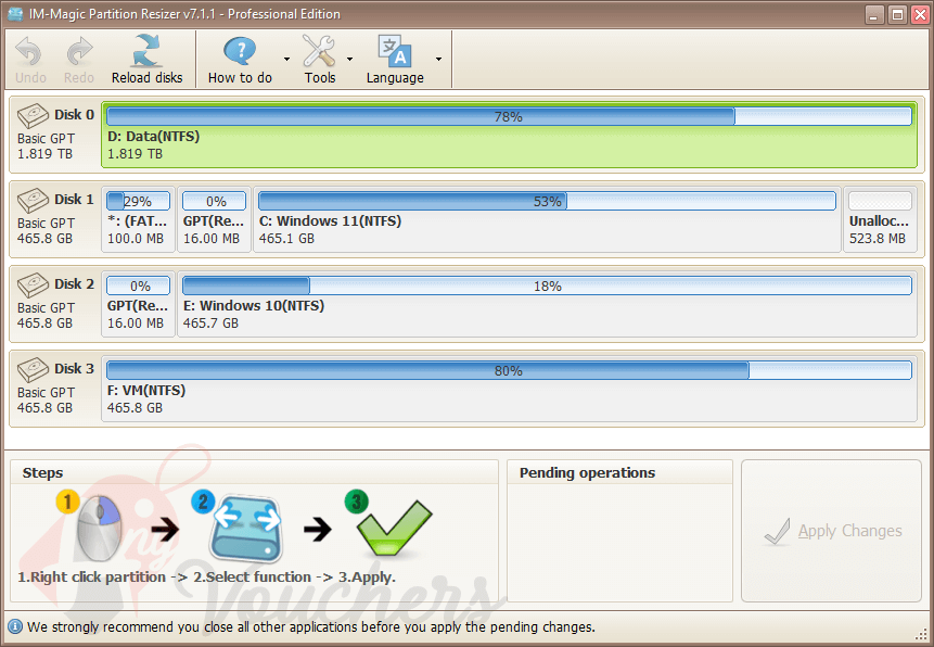 IM-Magic Partition Resizer Pro Giveaway Code Download