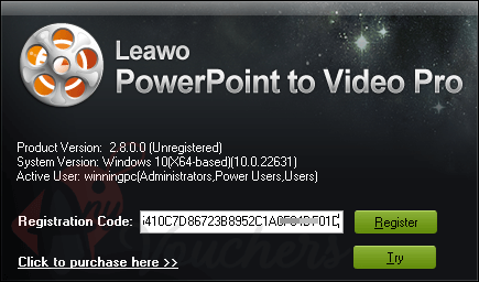 leawo powerpoint to video pro giveaway activation
