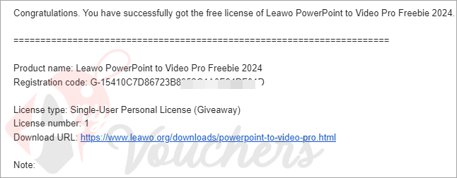 leawo powerpoint to video pro giveaway code