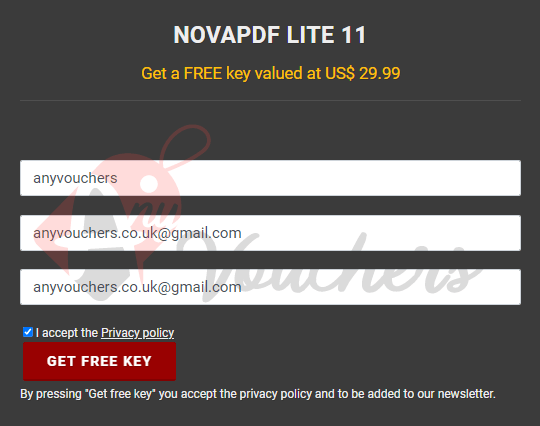 novapdf giveaway page