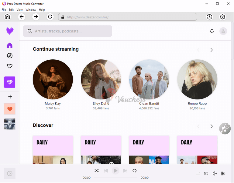 Pazu Deezer Music Converter Screenshot