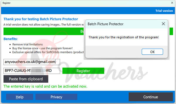 softorbits batch picture protector free key