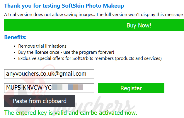 softorbits softskin photo makeup giveaway code