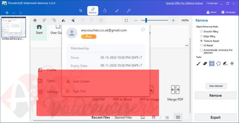 ThunderSoft Watermark Remover Giveaway Key