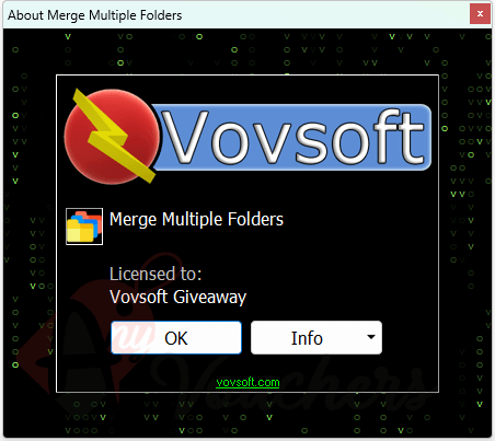 vovsoft merge multiple folders giveaway download