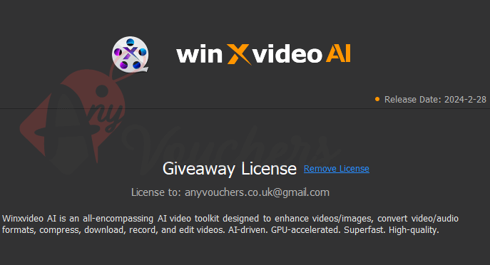 winxvideo ai giveaway license code