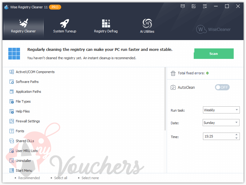 Wise Registry Cleaner Professional Giveaway Full Download