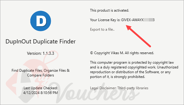 dupinout duplicate finder giveaway download