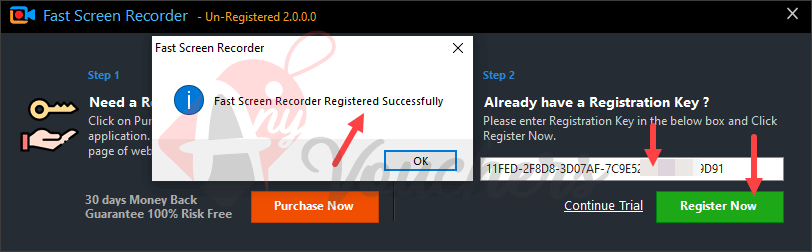 fast screen recorder giveaway activation code