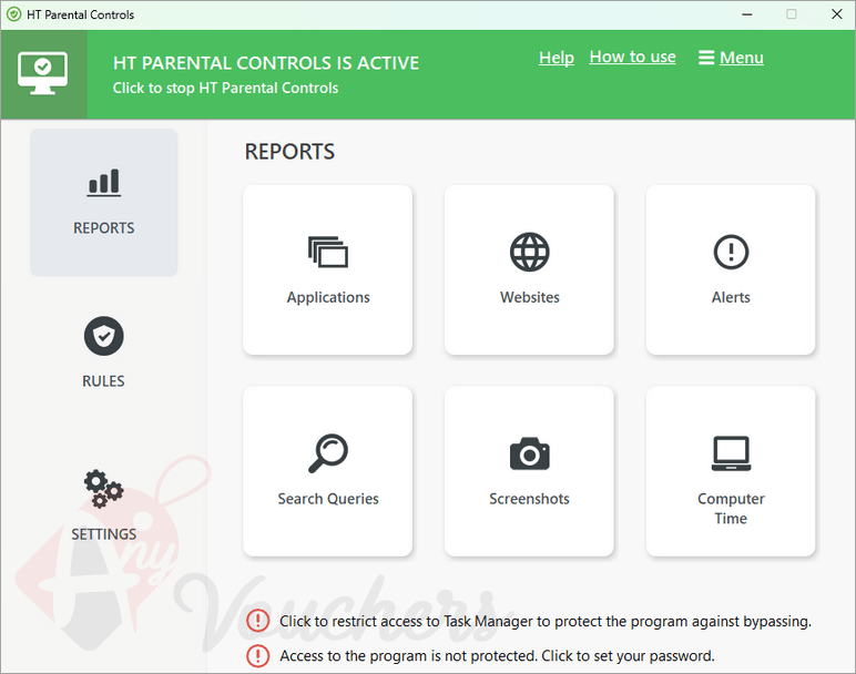 HT Parental Controls Giveaway License Key Free