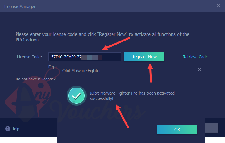 iobit malware fighter giveaway license code