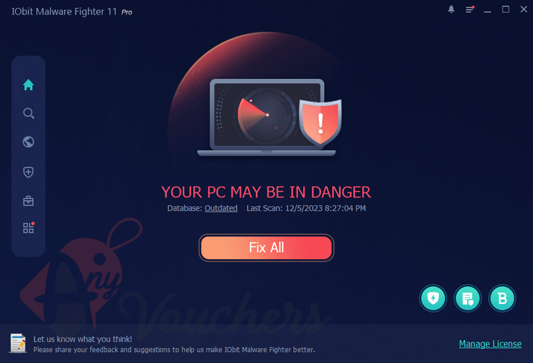 IObit Malware Fighter Giveaway License Key Free