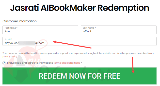 jasrati ai ebook maker giveaway page
