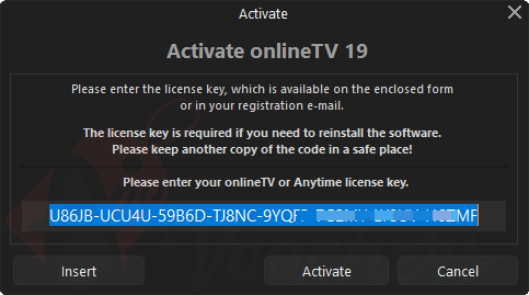 onlinetv giveaway activation