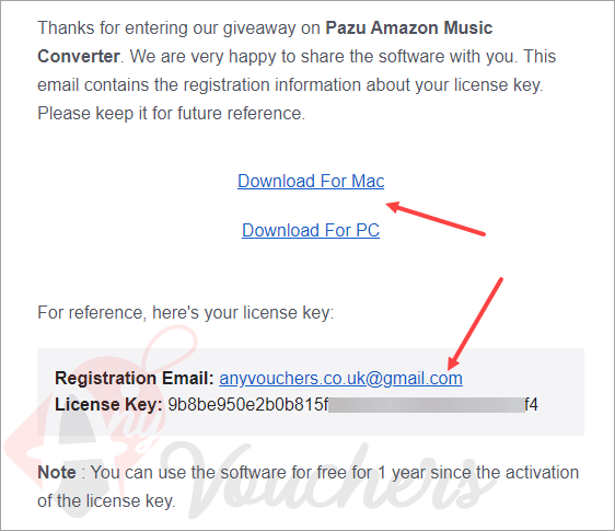 pazu amazon music converter giveaway code