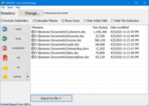 vovsoft document manager giveaway