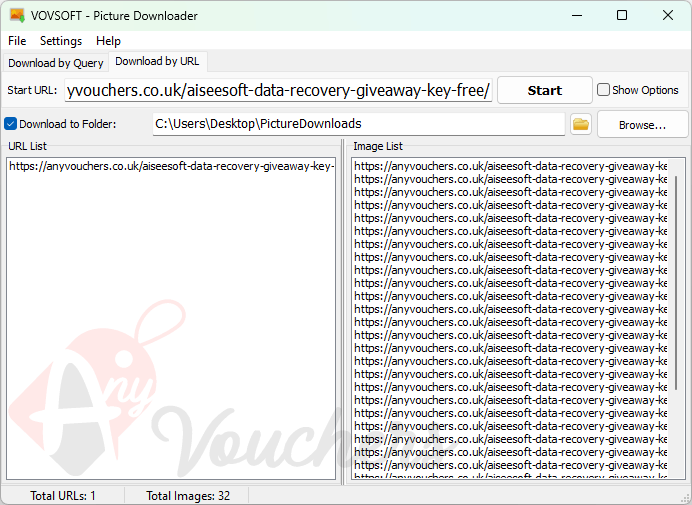 Vovsoft Picture Downloader Giveaway License Download