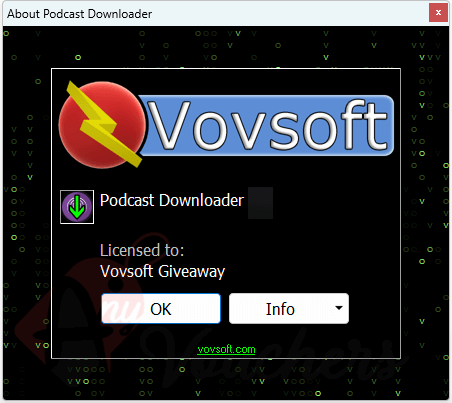 vovsoft podcast downloader giveaway download