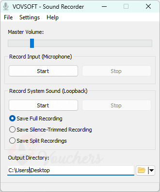 Vovsoft Sound Recorder Lifetime Giveaway Code Download